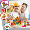 LEO BRICKS® 111pcs & 222pcs | MADE IN INDIA | Build Multiple Variations In 1 Box | Brain Development Educational, Learning & Educational Building Blocks For Kids | FREE BookLet & Videos How To Make ⭐⭐⭐⭐⭐ 5 rating based on - 20259 Happy Customers