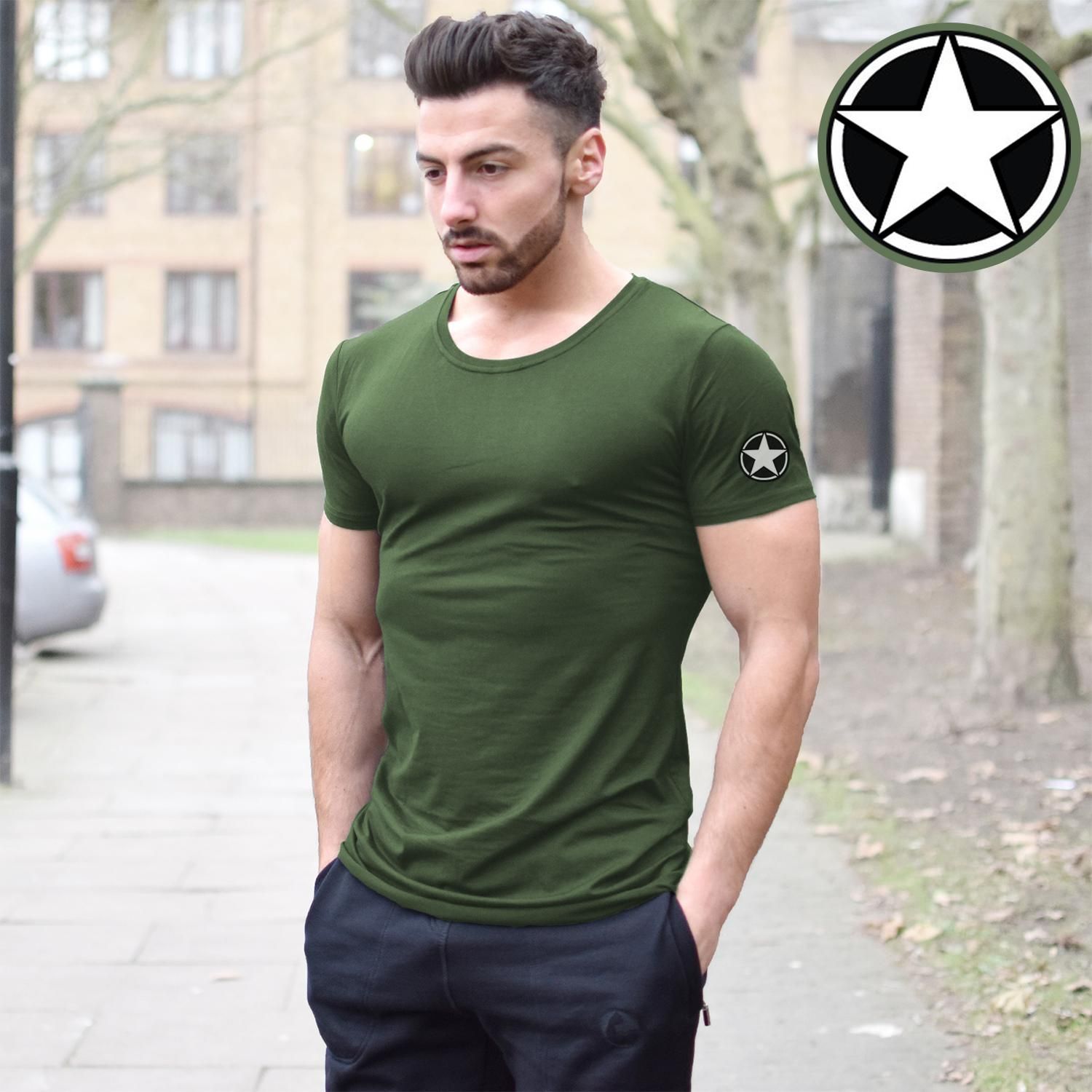 Cotton Solid Half Sleeves T-Shirt