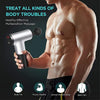 Electric Facial Massage Gun Deep Tissue Percussion Muscle Massage Device for Pain Relief Rechargeable Cordless Handheld with 4 Massage Head