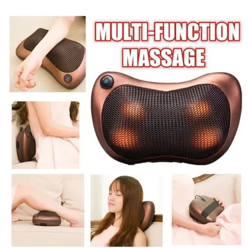 Portable Massager For Home & Car | 8 massage rollers | Infrared Heat Therapy Massager